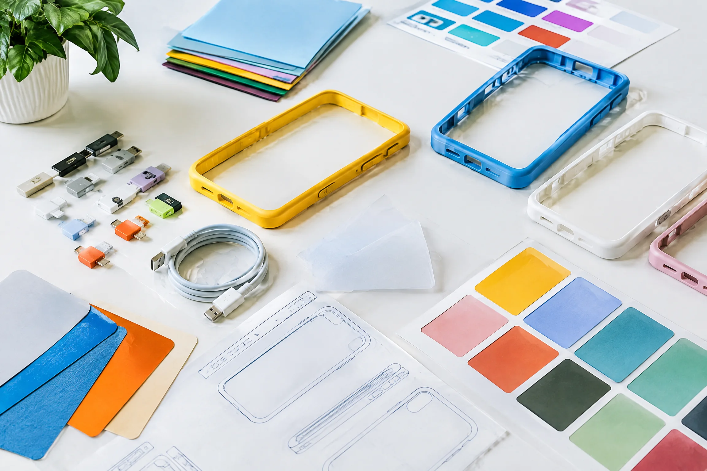 Mobile interface planning materials
